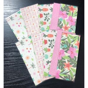 10 laminated cash envelopes